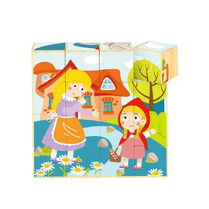 Tooky Toy Co 小紅帽六面畫 14x14x4cmProduct Thumbnail