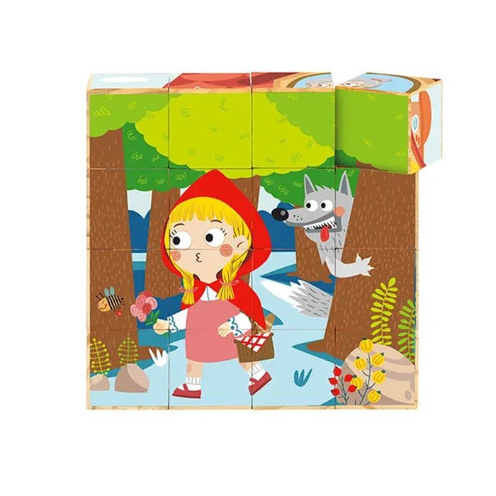 Tooky Toy Co 小紅帽六面畫 14x14x4cmProduct Thumbnail