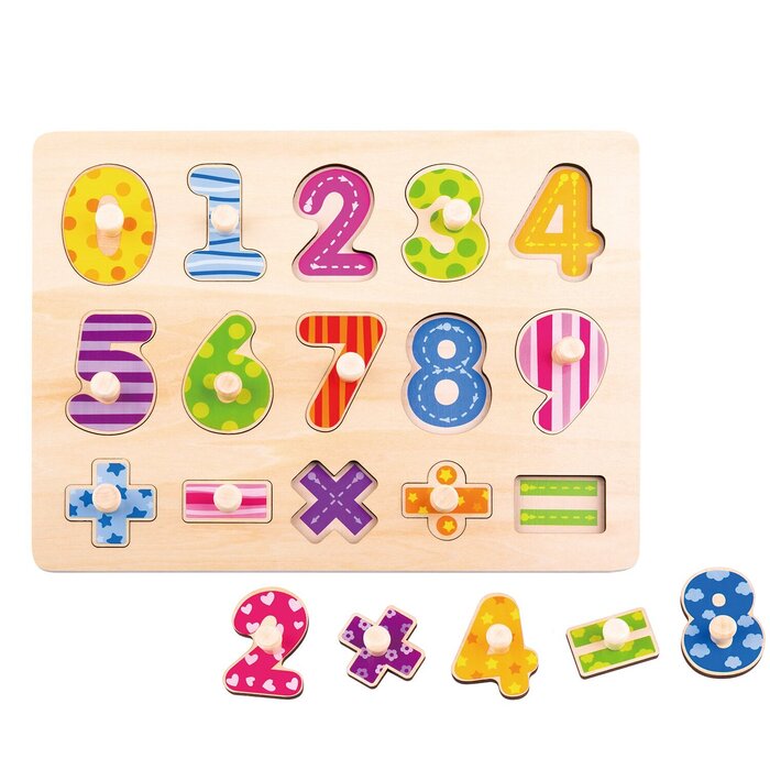 Tooky Toy Co Number Puzzle 30x23x2cmProduct Thumbnail