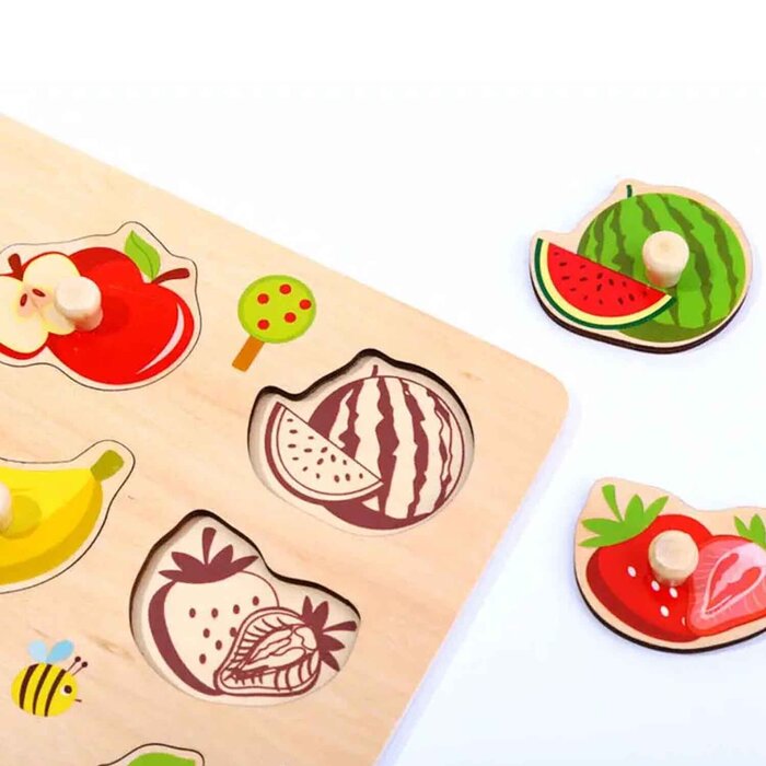 Tooky Toy Co 蔬菜抓手拼板 30x23x2cmProduct Thumbnail