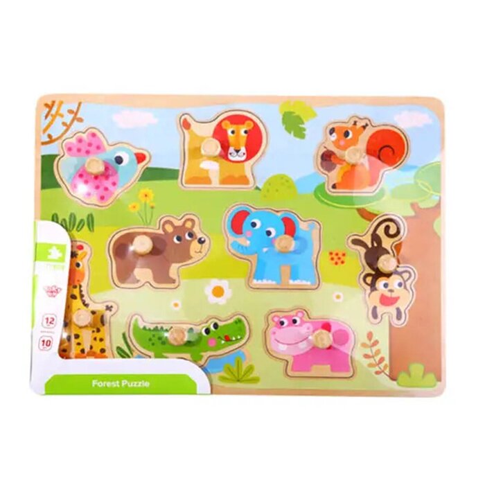 Tooky Toy Co 動物抓手拼板 30x23x2cmProduct Thumbnail