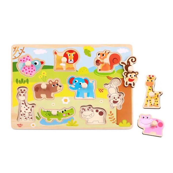 Tooky Toy Co 動物抓手拼板 30x23x2cmProduct Thumbnail