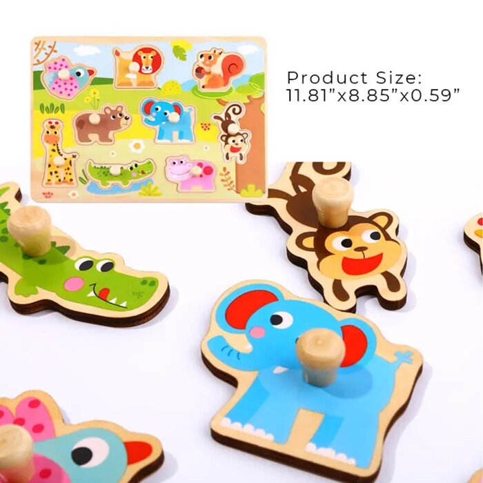 Tooky Toy Co 動物抓手拼板 30x23x2cmProduct Thumbnail