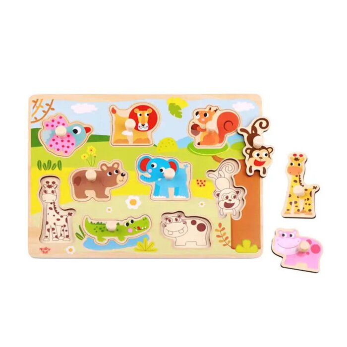 Tooky Toy Co 動物抓手拼板 30x23x2cmProduct Thumbnail