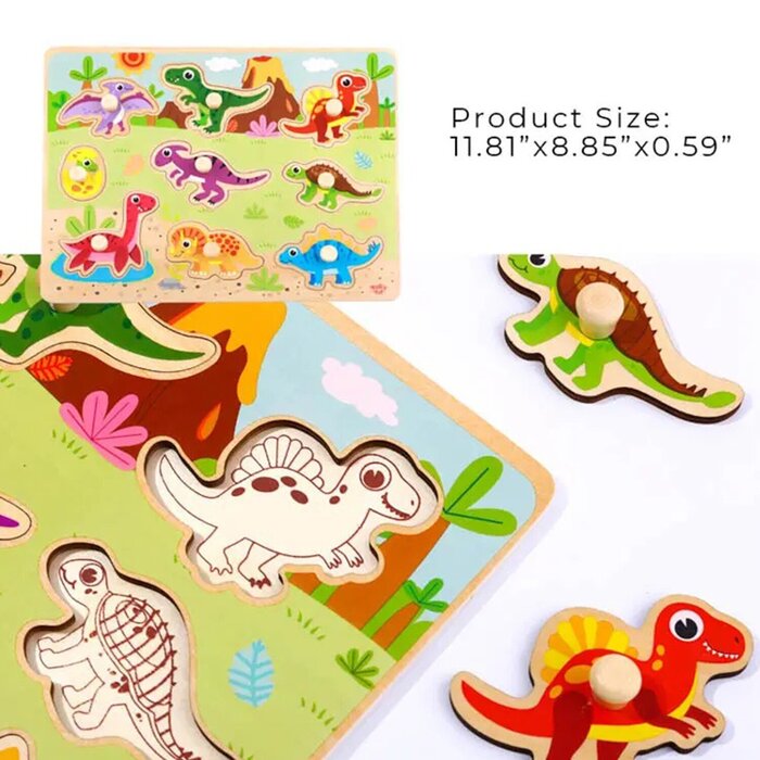 Tooky Toy Co Dinosaur Puzzle 30x23x2cmProduct Thumbnail