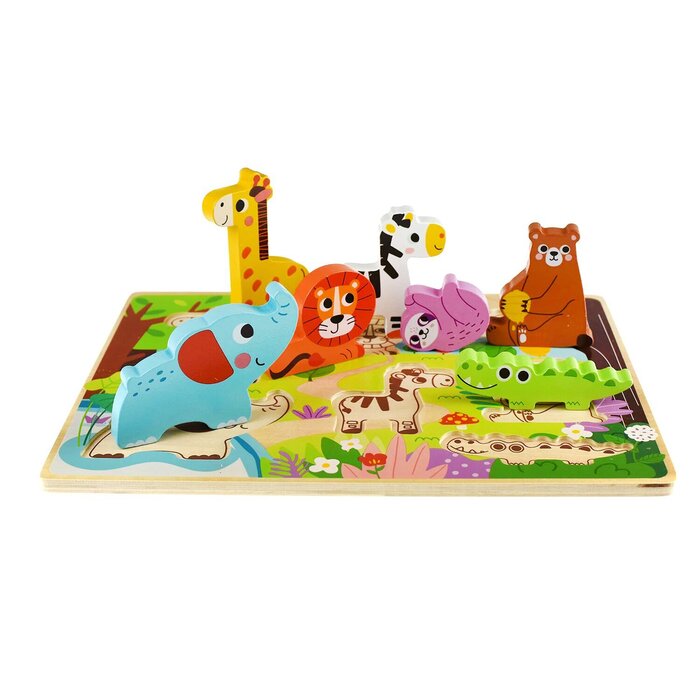 Tooky Toy Co Chunky Puzzle - Animal 30x21x2cmProduct Thumbnail