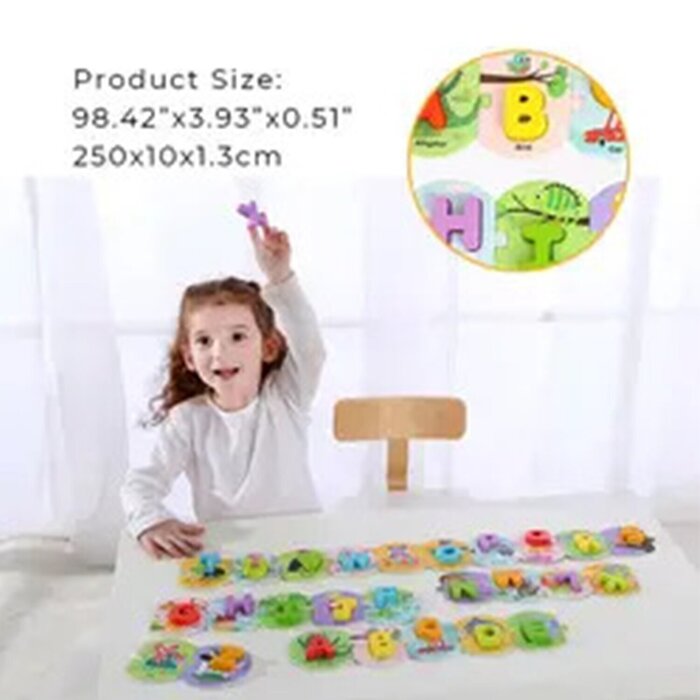 Tooky Toy Co Alphabet Puzzle 250x10x2cmProduct Thumbnail