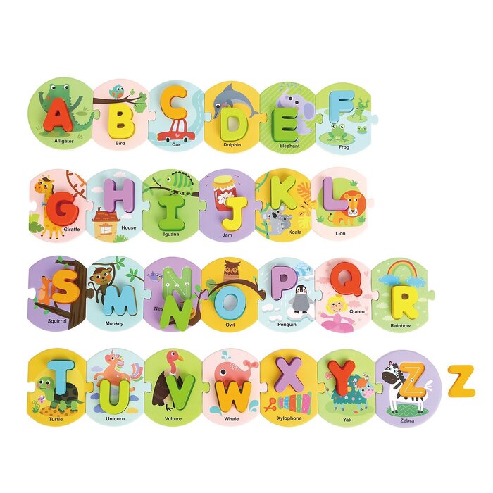 Tooky Toy Co Alphabet Puzzle 250x10x2cmProduct Thumbnail