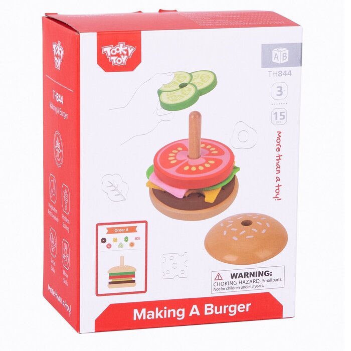 Tooky Toy Co Making A Burger 10x10x10cmProduct Thumbnail