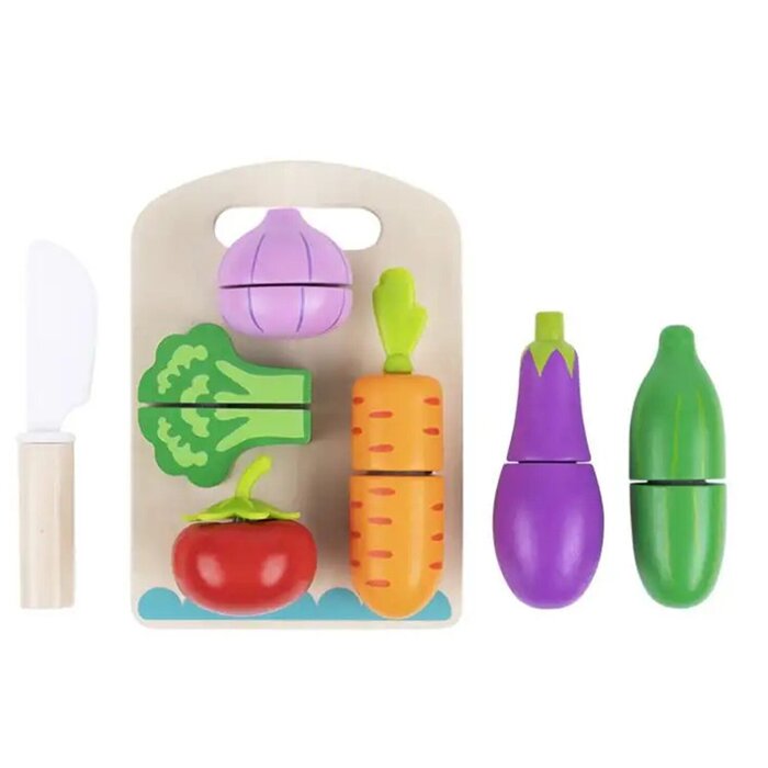 Tooky Toy Co Cutting Vegetables 23x16x6cmProduct Thumbnail