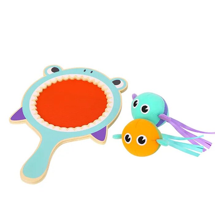 Tooky Toy Co 鯊魚木制沾沾球 19x30x5cmProduct Thumbnail
