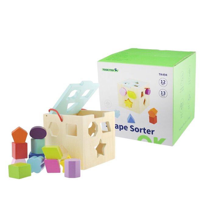 Tooky Toy Co SHAPE SORTER 15x15x15cmProduct Thumbnail