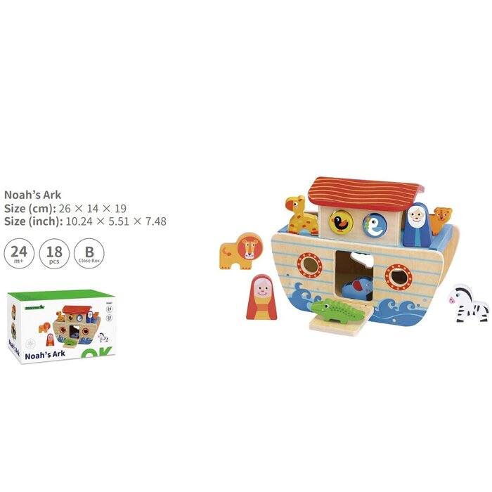 Tooky Toy Co NOAH'S ARC 27x16x16cmProduct Thumbnail