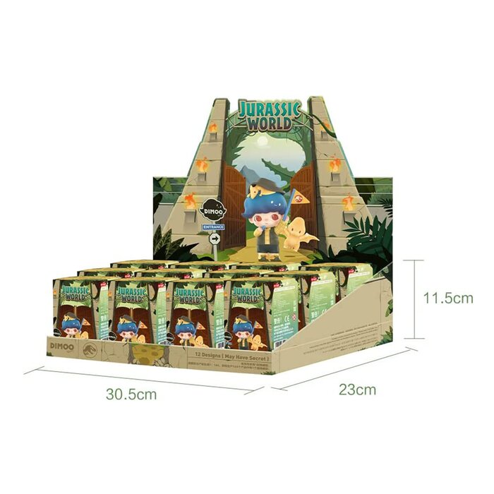 Popmart DIMOO Jurassic World Series (Individual Blind Boxes) 7.5x7.5x11cmProduct Thumbnail