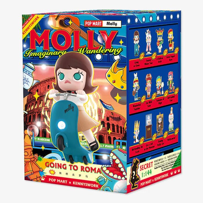 Popmart MOLLY Imaginary Wandering Series (Individual Blind Boxes) 8 x 6 x 11cmProduct Thumbnail