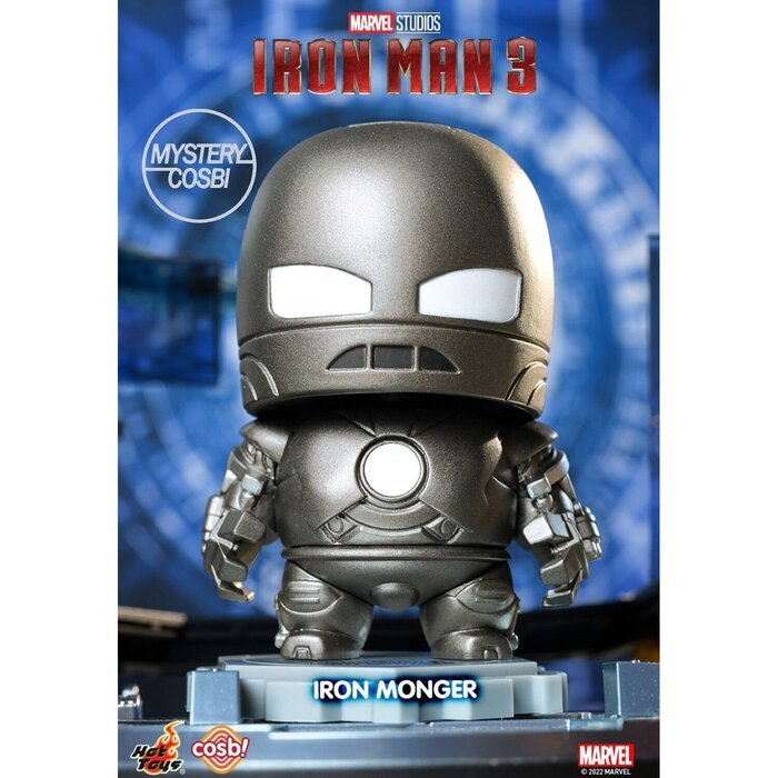 Hot Toys 鋼鐵奇俠3 - 鋼鐵奇俠Cosbi 盲盒公仔系列 (隨機款 盲盒一個) 6 x 6 x 10cmProduct Thumbnail