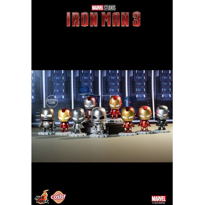 Hot Toys 鋼鐵奇俠3 - 鋼鐵奇俠Cosbi 盲盒公仔系列 (隨機款 盲盒一個) 6 x 6 x 10cmProduct Thumbnail
