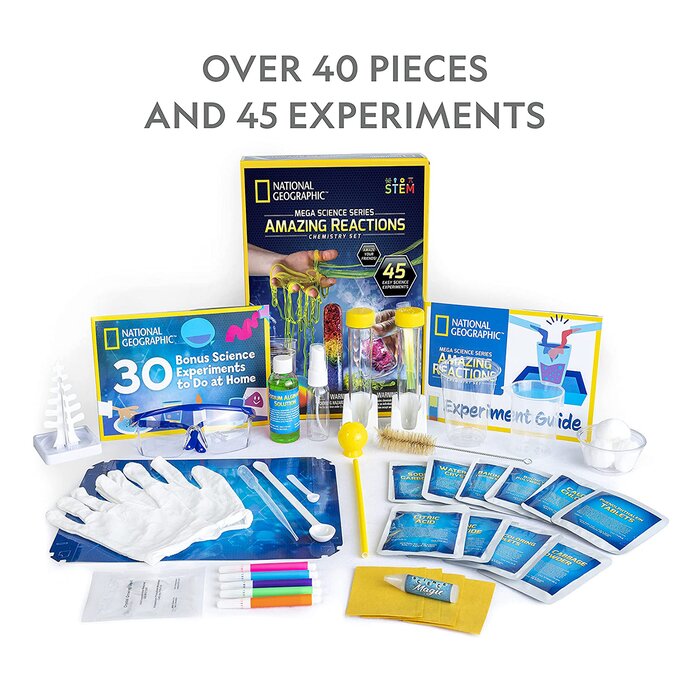 National Geographic Explorer Science Series - Amazing Reactions Chemistry Kit 28 x 7.6 x 31cmProduct Thumbnail