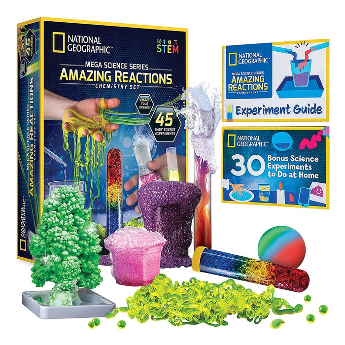 National Geographic Explorer Science Series - Amazing Reactions Chemistry Kit 28 x 7.6 x 31cmProduct Thumbnail