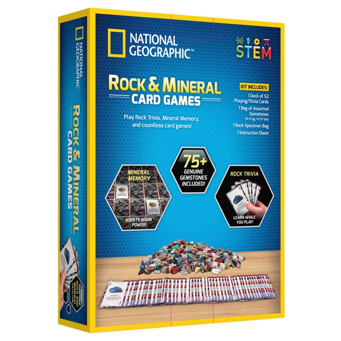 National Geographic National Geographic Rock + Mineral Card Games 18 x 6 x 25cmProduct Thumbnail