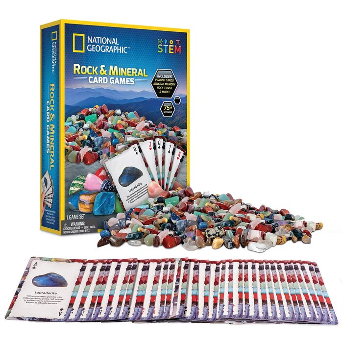 National Geographic National Geographic Rock + Mineral Card Games 18 x 6 x 25cmProduct Thumbnail