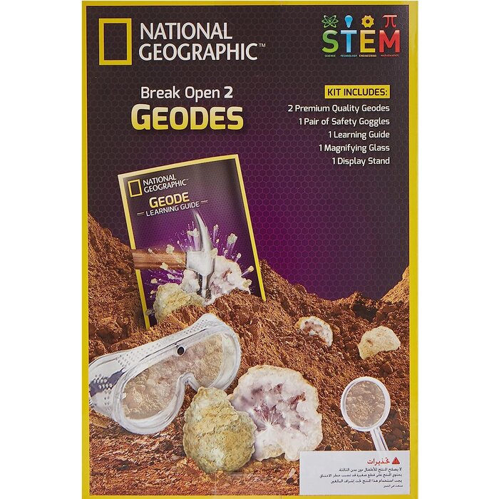 National Geographic National Geographic Break Your Own Geode - 2pc 18 x 6 x 25cmProduct Thumbnail