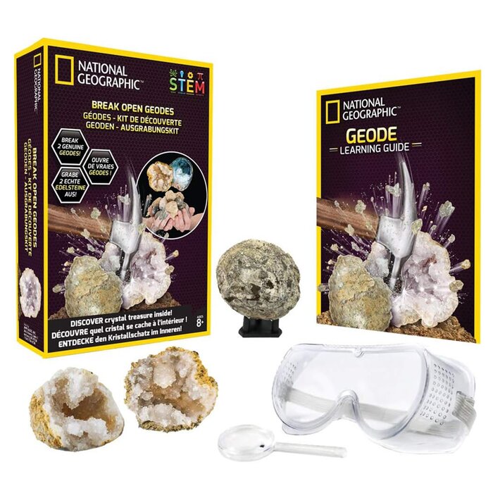 National Geographic National Geographic Break Your Own Geode - 2pc 18 x 6 x 25cmProduct Thumbnail