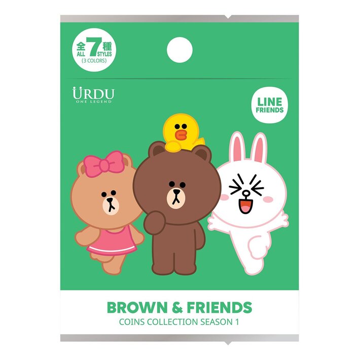 Urdu BROWN & FRIENDS COINS COLLECTION SEASON 1 (Individual Blind Boxes) 9.2 x 6 x 0.5cmProduct Thumbnail