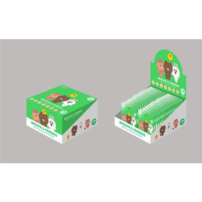 Urdu BROWN & FRIENDS COINS COLLECTION SEASON 1 (Individual Blind Boxes) 9.2 x 6 x 0.5cmProduct Thumbnail