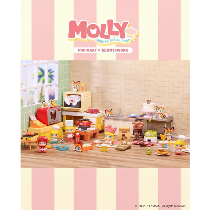 Popmart Molly Cooking Series Prop (Case of 12 Blind Boxes) 29x22x12cmProduct Thumbnail