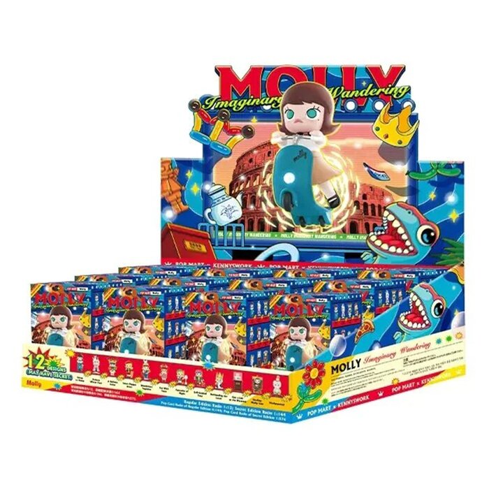 Popmart MOLLY Imaginary Wandering Series (Case of 12 Blind Boxes) 29x22x12cmProduct Thumbnail