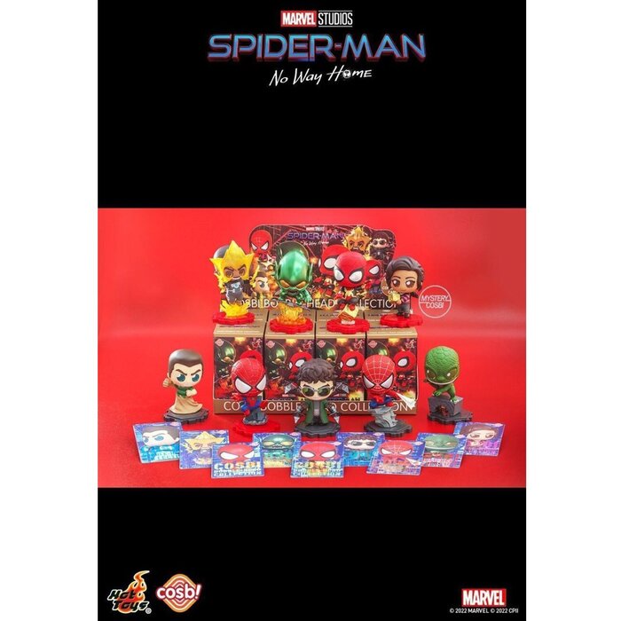 Hot Toys Spider-Man: No Way Home - Spider-Man Cosbi Bobble-Head Collection (Series 2) (Case of 8 Blind Boxes) 29x22x12cmProduct Thumbnail