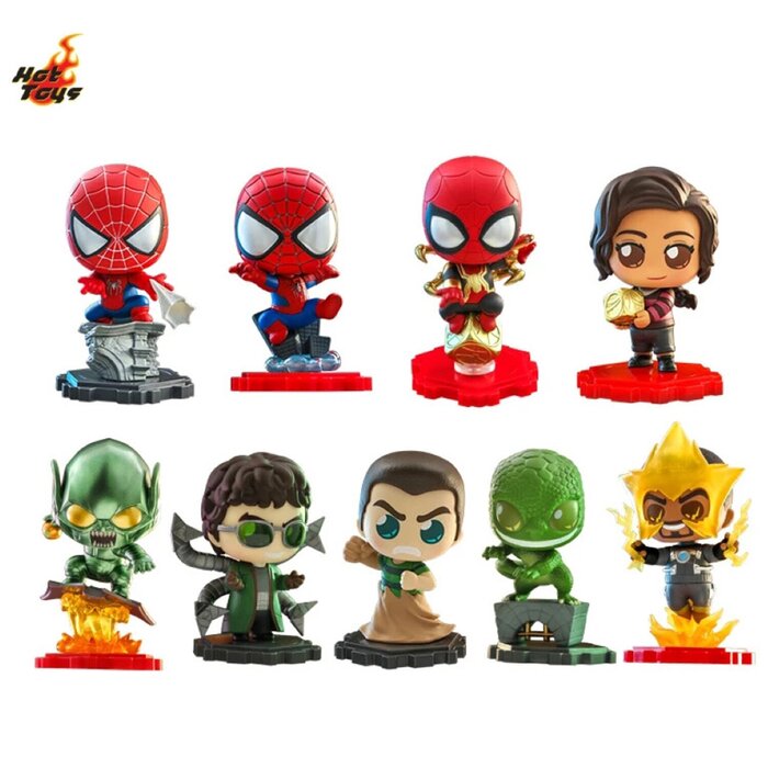 Hot Toys Spider-Man: No Way Home - Spider-Man Cosbi Bobble-Head Collection (Series 2) (Case of 8 Blind Boxes) 29x22x12cmProduct Thumbnail