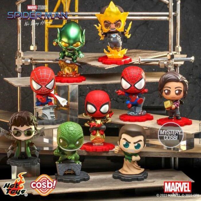 Hot Toys Spider-Man: No Way Home - Spider-Man Cosbi Bobble-Head Collection (Series 2) (Case of 8 Blind Boxes) 29x22x12cmProduct Thumbnail