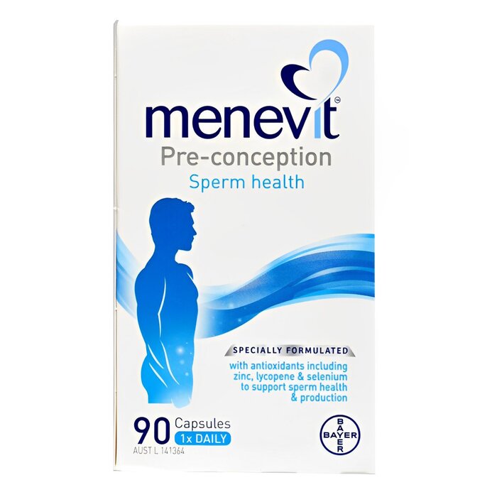 Australia MENEVIT Philharmonic Menevit Men's Nutrient Improves Sperm - 90 Capsules 90pcs/bottleProduct Thumbnail