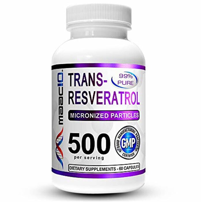 MAAC10 Trans Resveratrol 500mg - 60pcs 60pcs/boxProduct Thumbnail