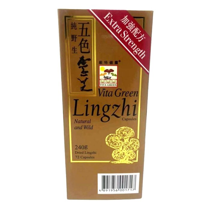 Vita Green Vita Green Five-color Ganoderma - 72 Capsules 72pcs/boxProduct Thumbnail