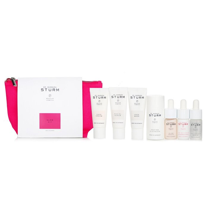 Dr. Barbara Sturm GLOW KIT:FACIAL SCRUB, FACE MASK, HYALURONIC SERUM, FACECREAM,GLOW DROPS,ENZYME CLEANSER,THE BETTER B NIACINAMIDE SERUM 7pcs+1bagProduct Thumbnail