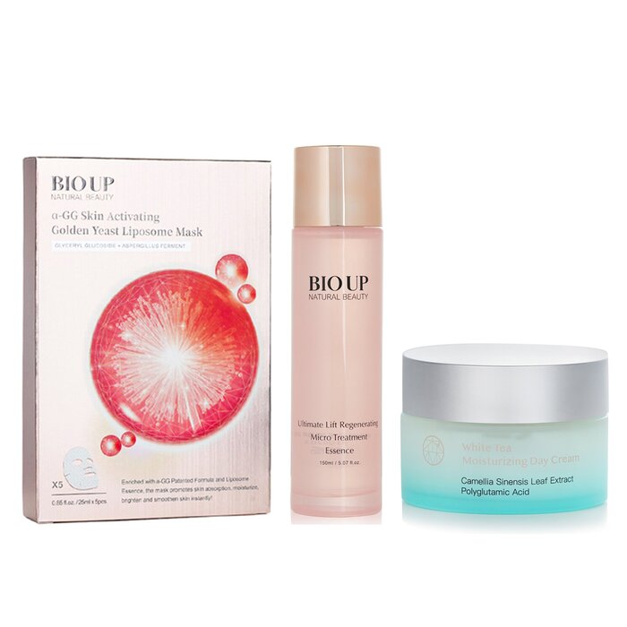 Natural Beauty Natural Beauty BIO UP Treatment Essence 150ml + BIO UP a-GG Mask 5x25ml + mori beauty by Natural Beauty Day Cream 55g 3pcsProduct Thumbnail