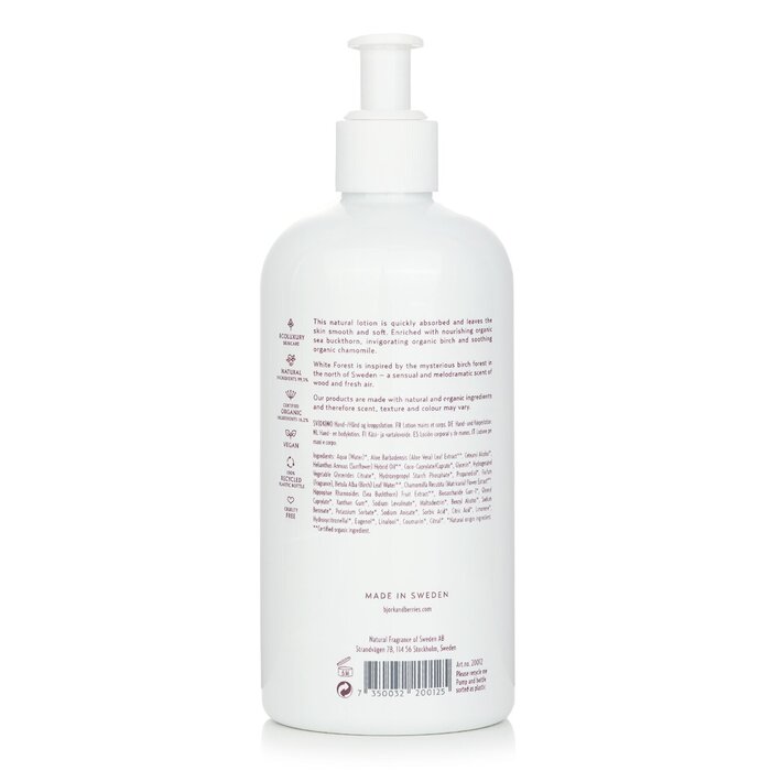 Bjork & Berries White Forest Hand & Body Lotion 400ml/13.5ozProduct Thumbnail