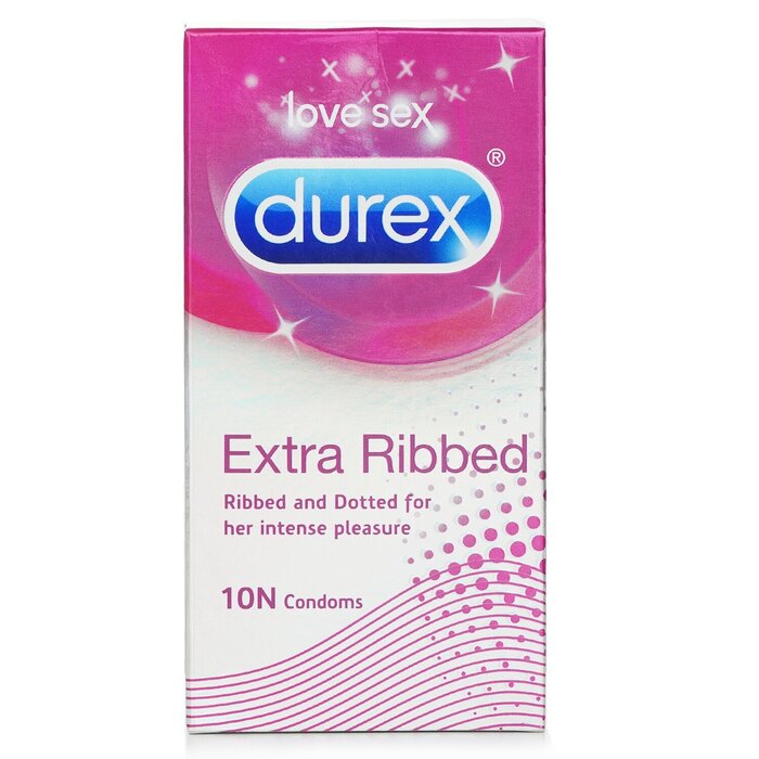 Durex Extra Ribbed Condoms 10pcs 10pcs/boxProduct Thumbnail