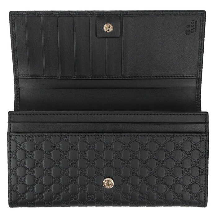 Gucci Gucci Micro Shima Bifold Wallet 449396 BlackProduct Thumbnail