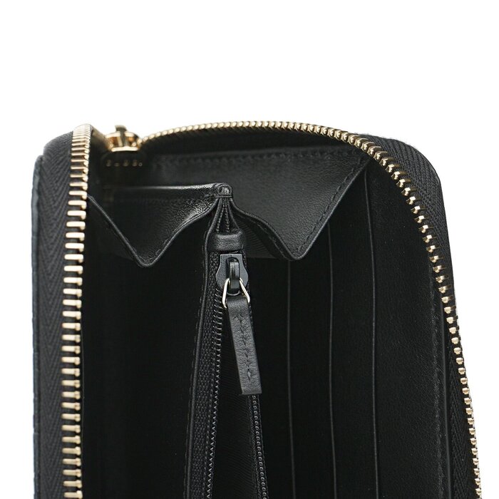 Gucci Micro GUCCISSIMA Round ZIP Wallet 449391 BlackProduct Thumbnail