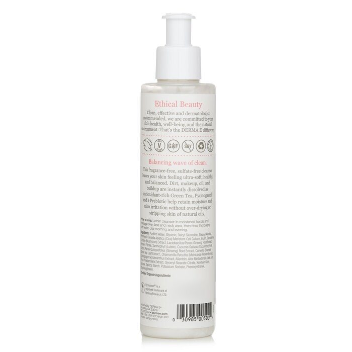 Derma E Pure Biome Balancing Face Cleanser 175ml/6ozProduct Thumbnail