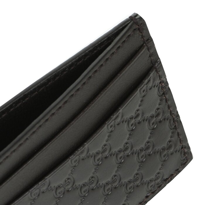 Gucci Gucci Microguccissim a Card Holder 262837 - Brown BrownProduct Thumbnail