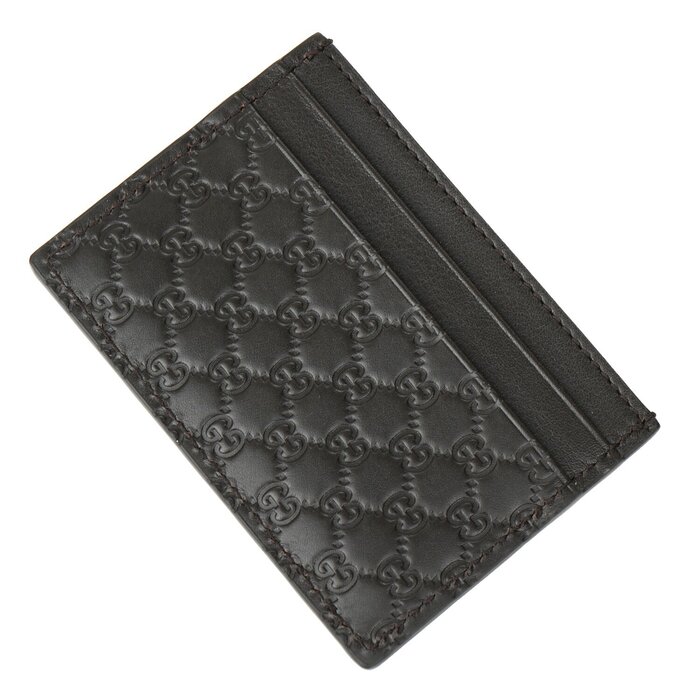 Gucci Gucci Microguccissim a Card Holder 262837 - Brown BrownProduct Thumbnail