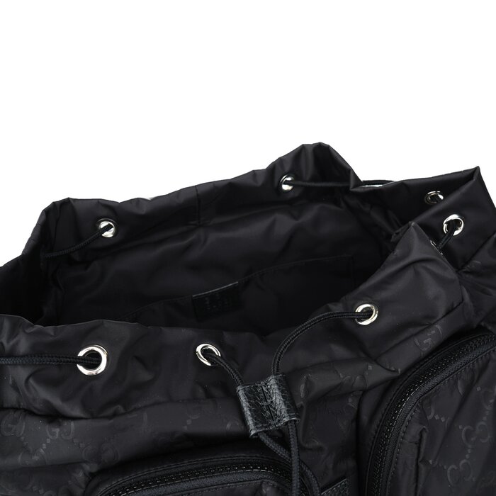 Gucci Gucci GG Nylon Rucksack Backpack 510343 BlackProduct Thumbnail