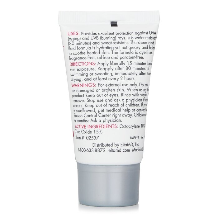 EltaMD Protector solar facial UV Sheer de amplio espectro FPS 50+ 30ml/1ozProduct Thumbnail