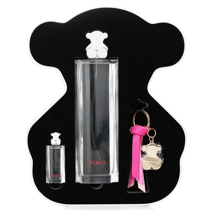 Tous Eau De Toilette Spray 90ml + Eau De Toilette 4.5 ml + Key Ring 3pcsProduct Thumbnail