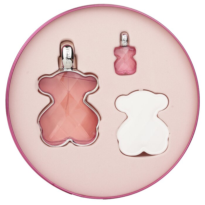 Tous Love Me The Silver Set: Eau De Parfum Spray 90ml + 4.5ml + Perfumable Ceramic 3pcsProduct Thumbnail